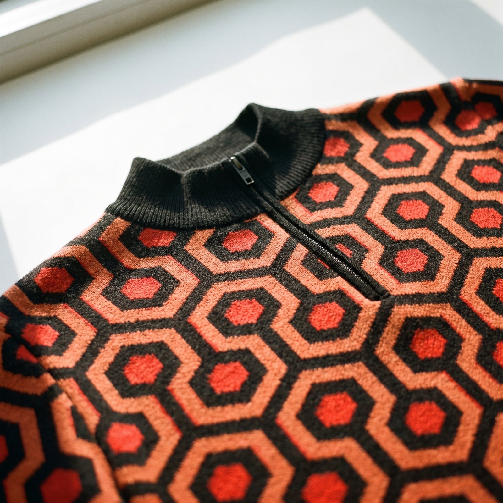 Overlook Knit Quarter Zip - The Shining Carpet Sweater