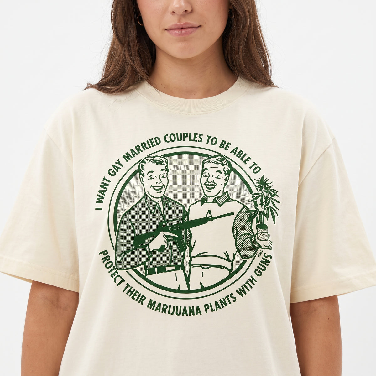 I Want Gay Married Couples Women's Garment Dyed Box Tee