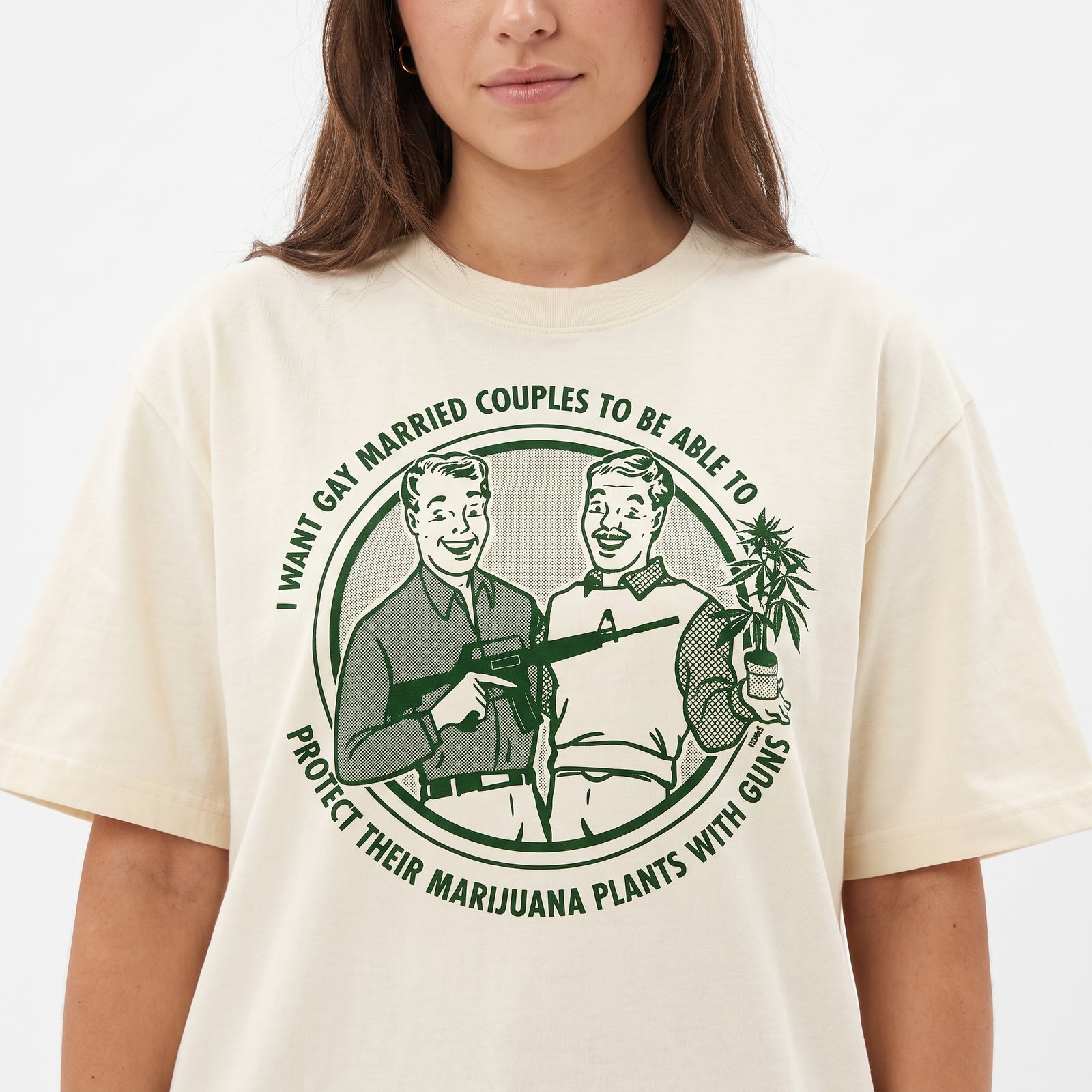 I Want Gay Married Couples Women's Garment Dyed Box Tee