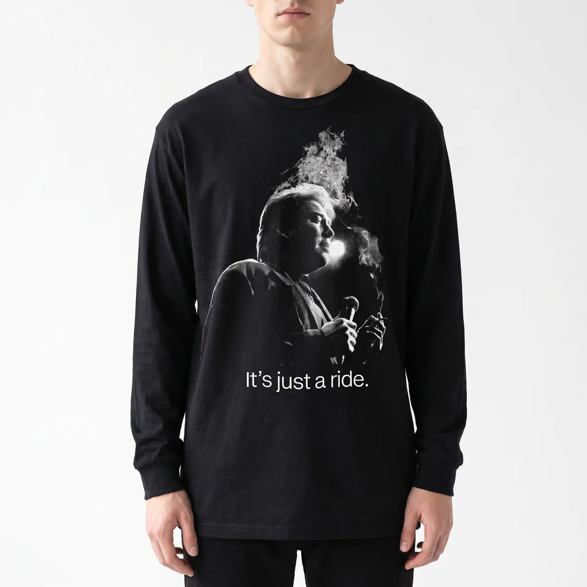 Bill Hicks It's Just a Ride Heavyweight long sleeve Tee