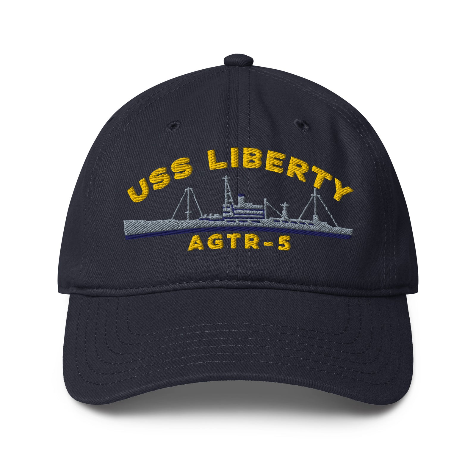 USS Liberty AGTR-5 Embroidered Low-Profile Cap