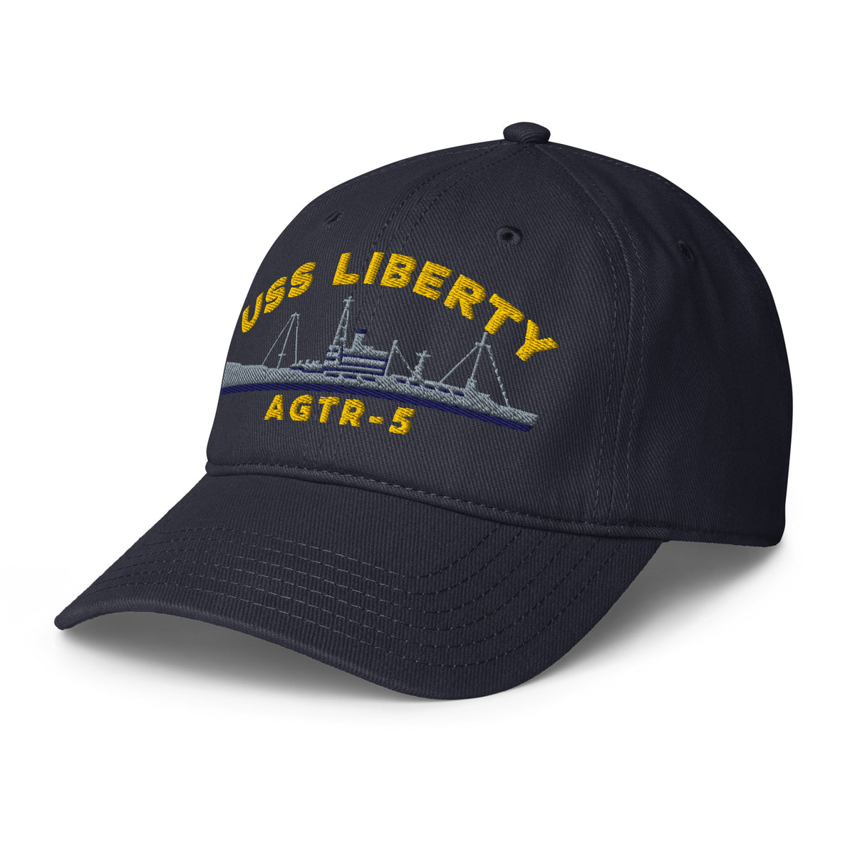 USS Liberty AGTR-5 Embroidered Low-Profile Cap