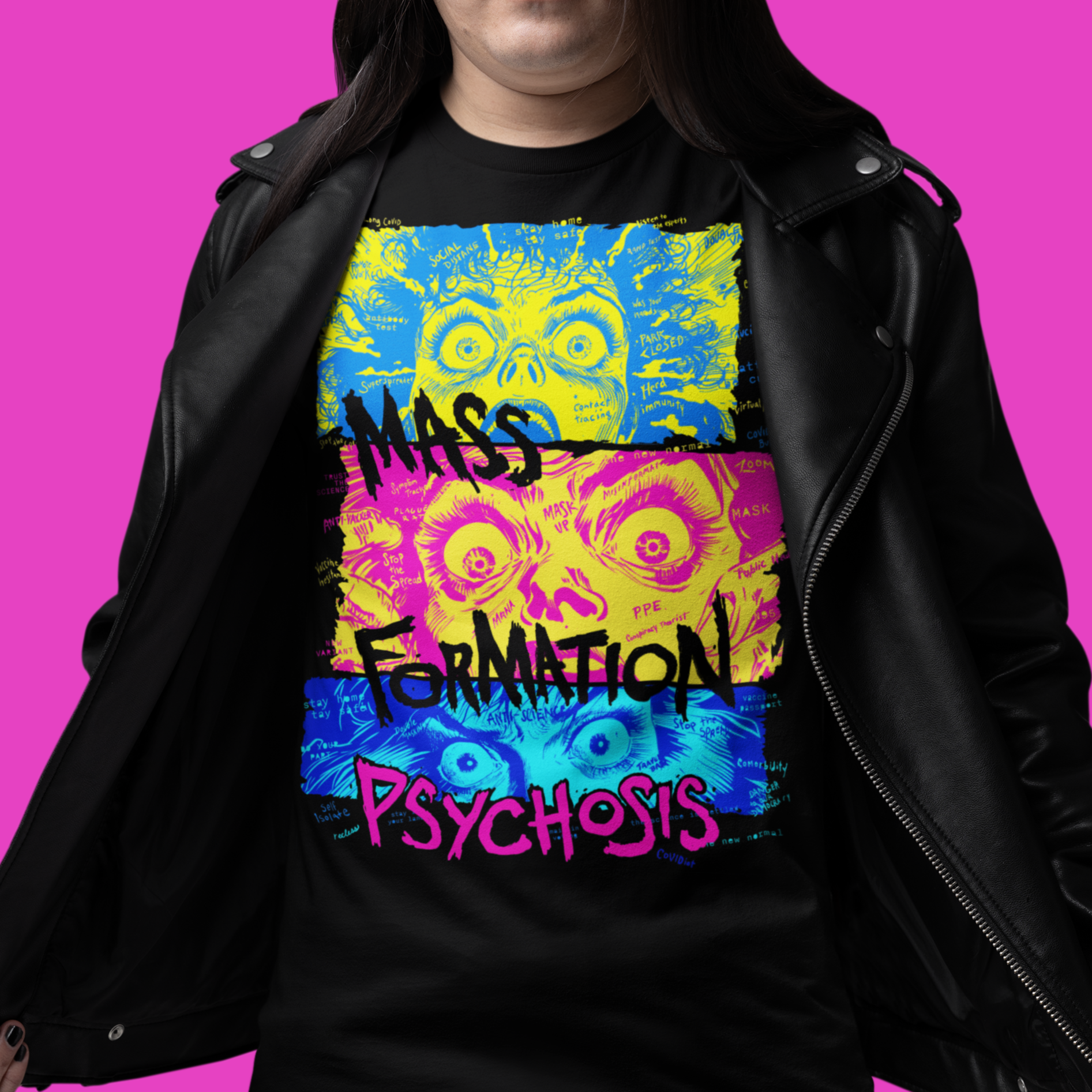 Mass Formation Psychosis Graphic T-shirt