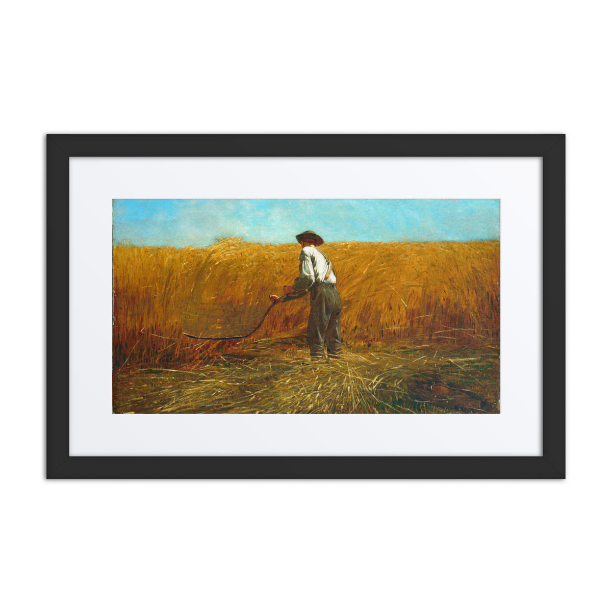 The Veteran in a New Field Winslow Homer Framed Art Print