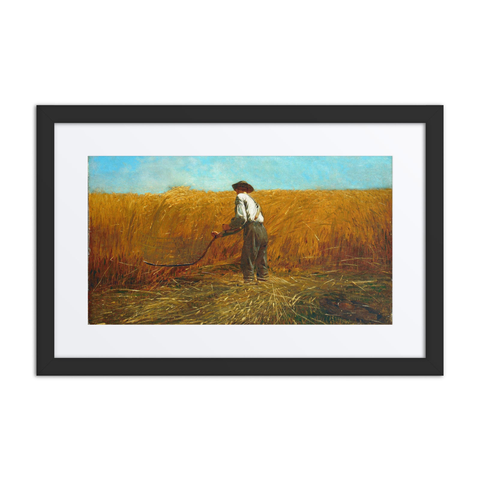 The Veteran in a New Field Winslow Homer Framed Art Print