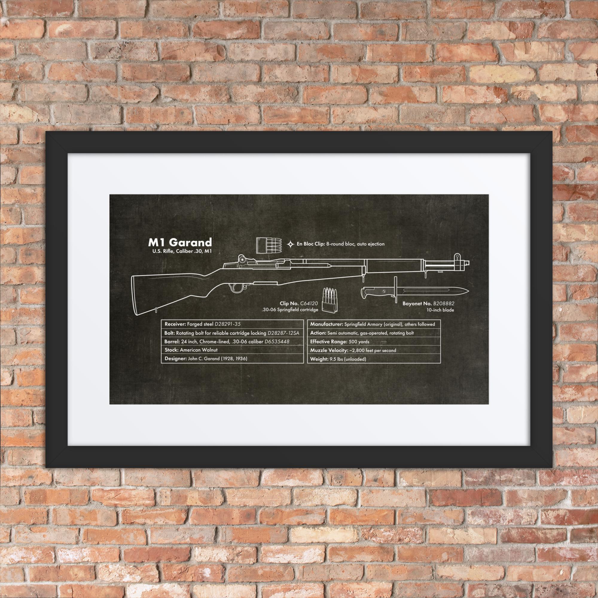 M1 Garand Framed Print