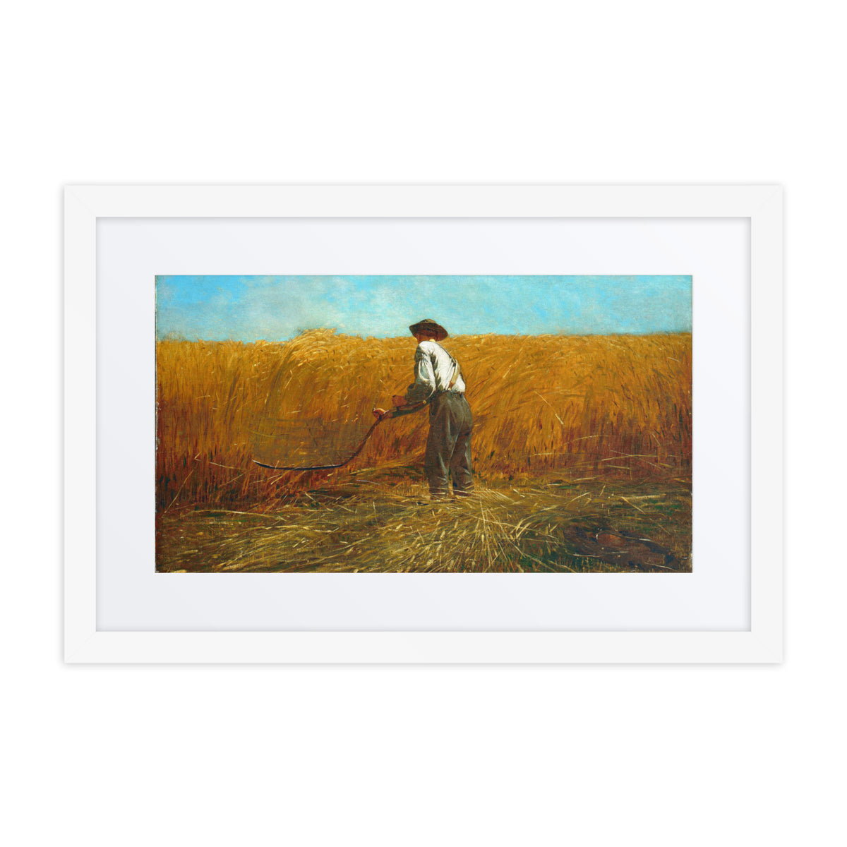 The Veteran in a New Field Winslow Homer Framed Art Print