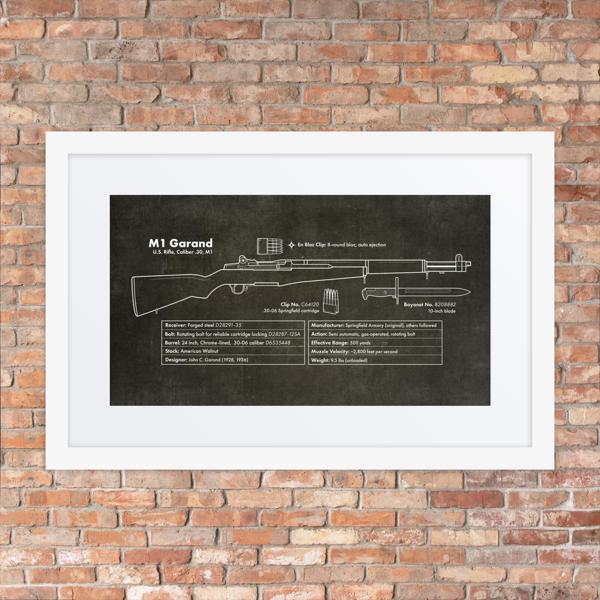 M1 Garand Framed Print