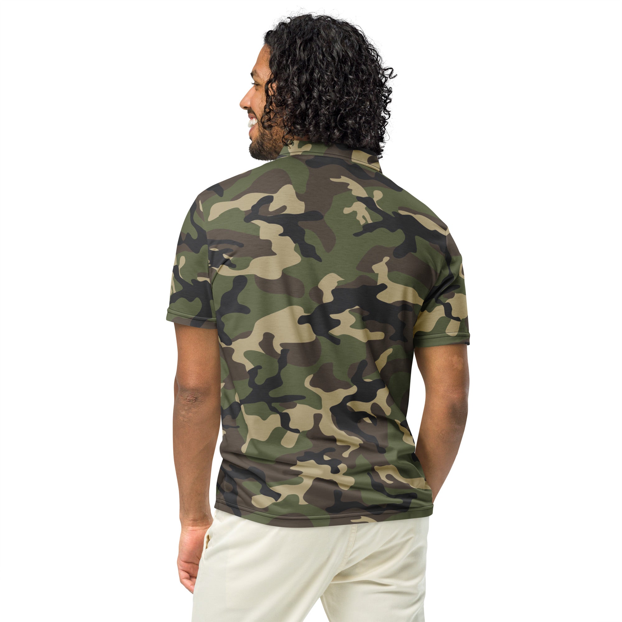 Woodland M81 Camo Men’s slim fit polo