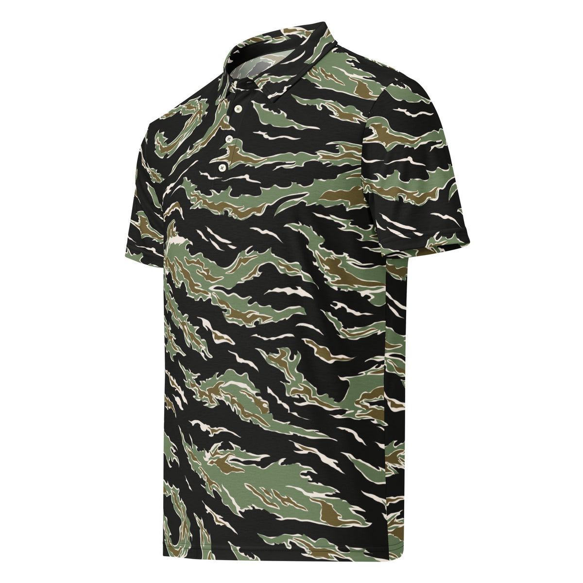 Tiger Stripe Camouflage Men’s slim fit polo