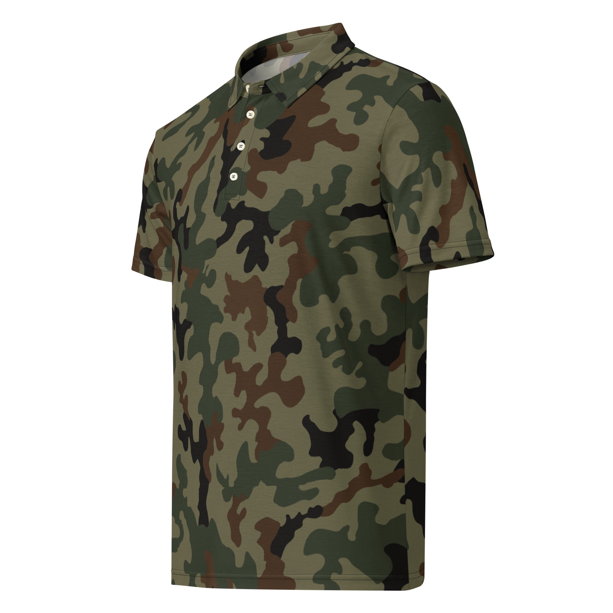 Seek and Disrupt Balkan Camo Polo