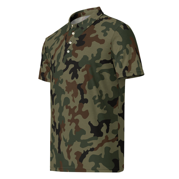 Seek and Disrupt Balkan Camo Polo - Liberty Maniacs