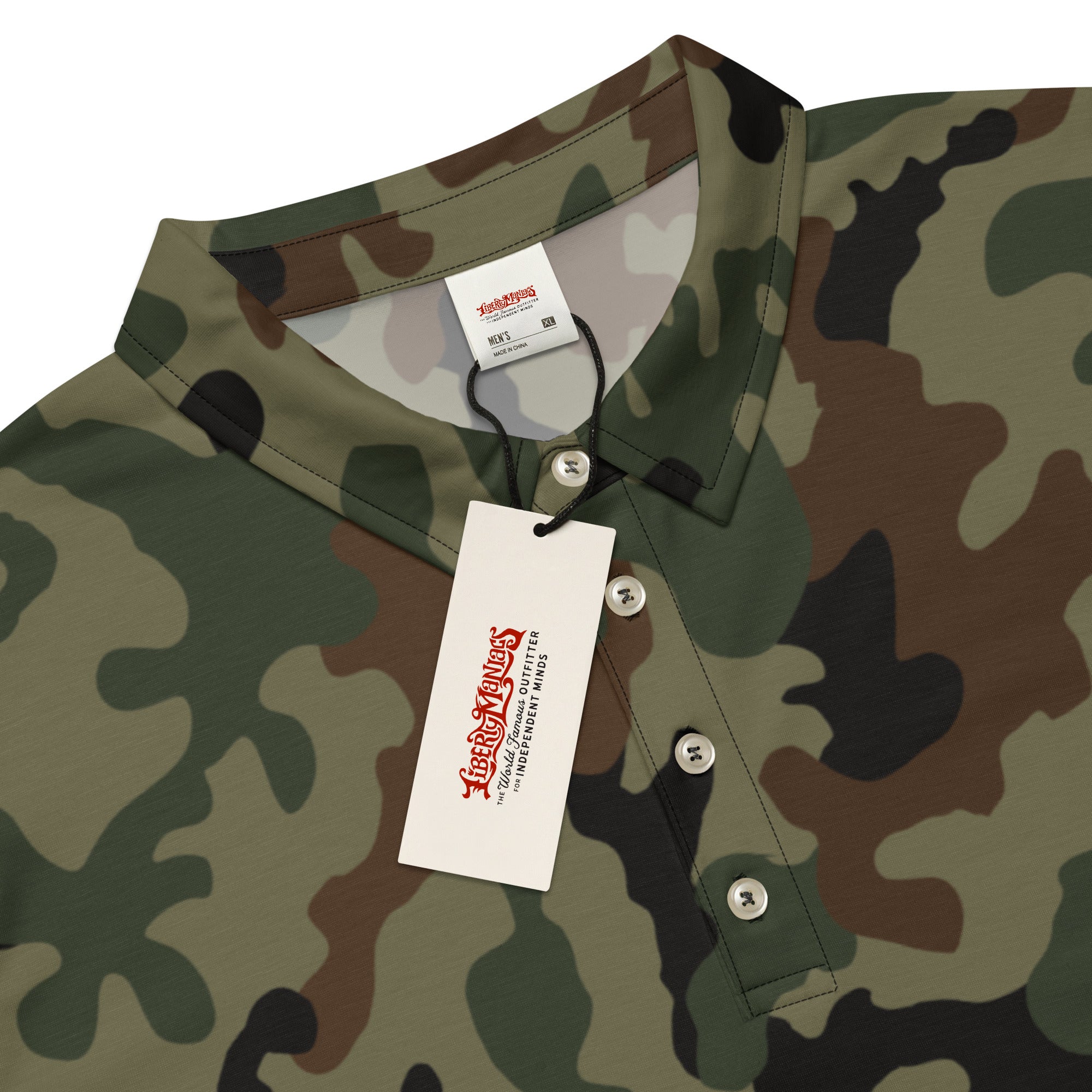 Seek and Disrupt Balkan Camo Polo