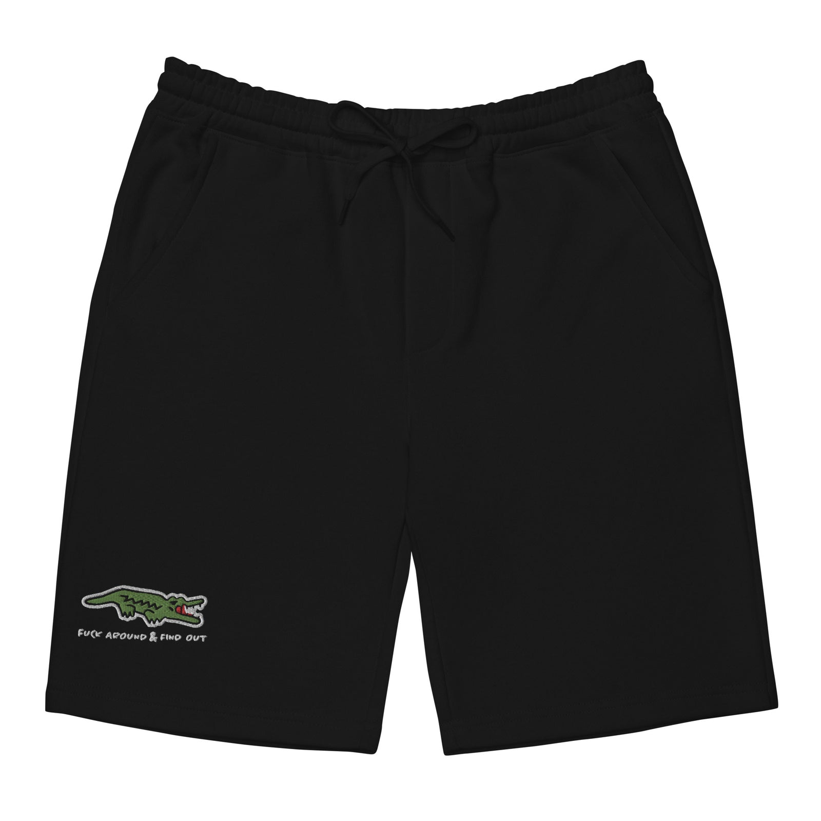 FAAFO F Around Alligator Men's Fleece Shorts