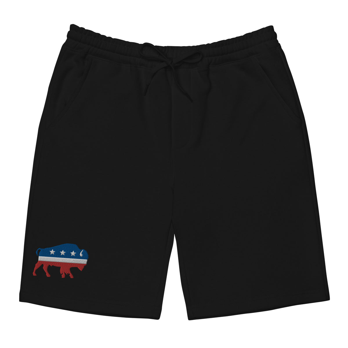 Independent Bison Embroidered Men&#39;s Fleece Shorts