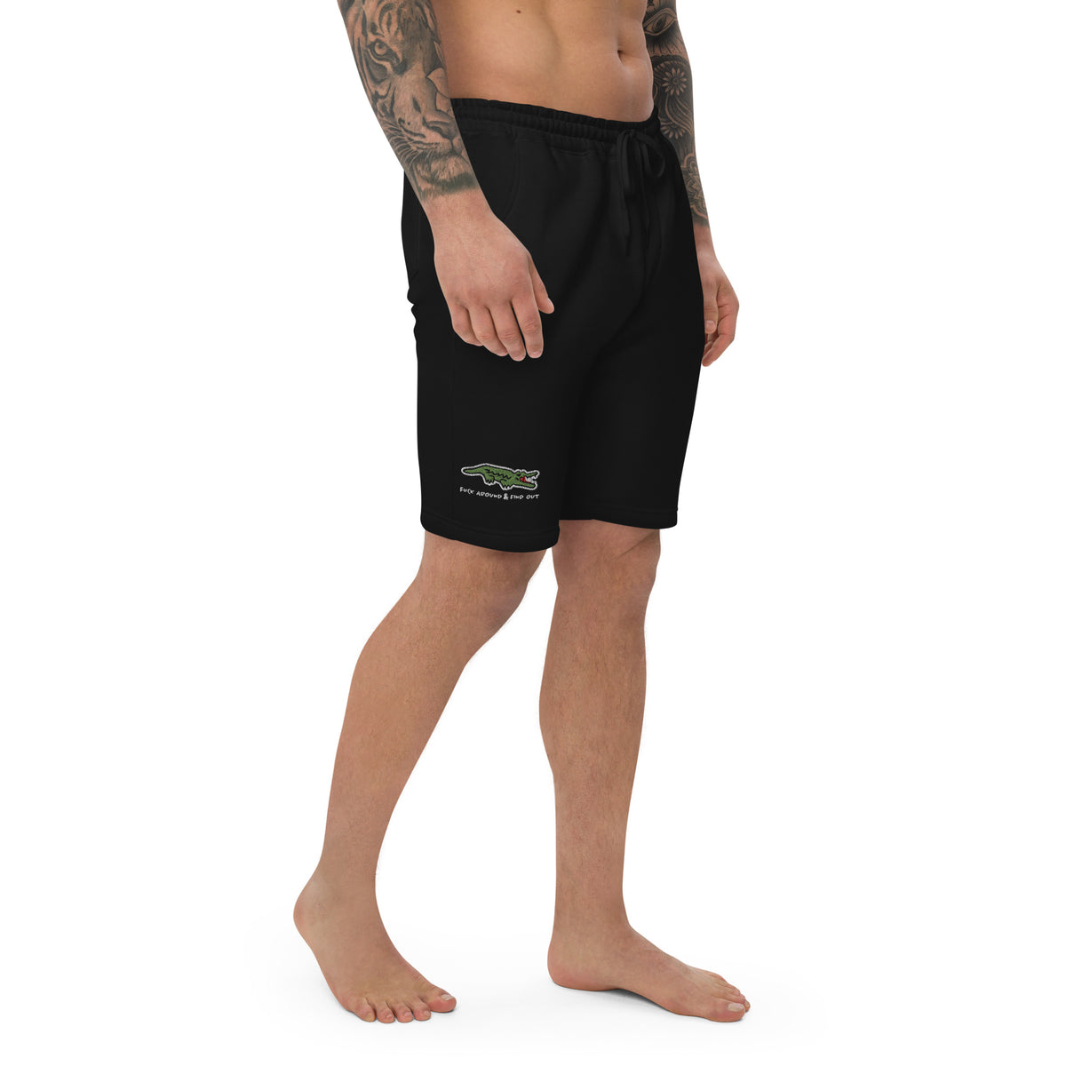 FAAFO F Around Alligator Men&#39;s Fleece Shorts