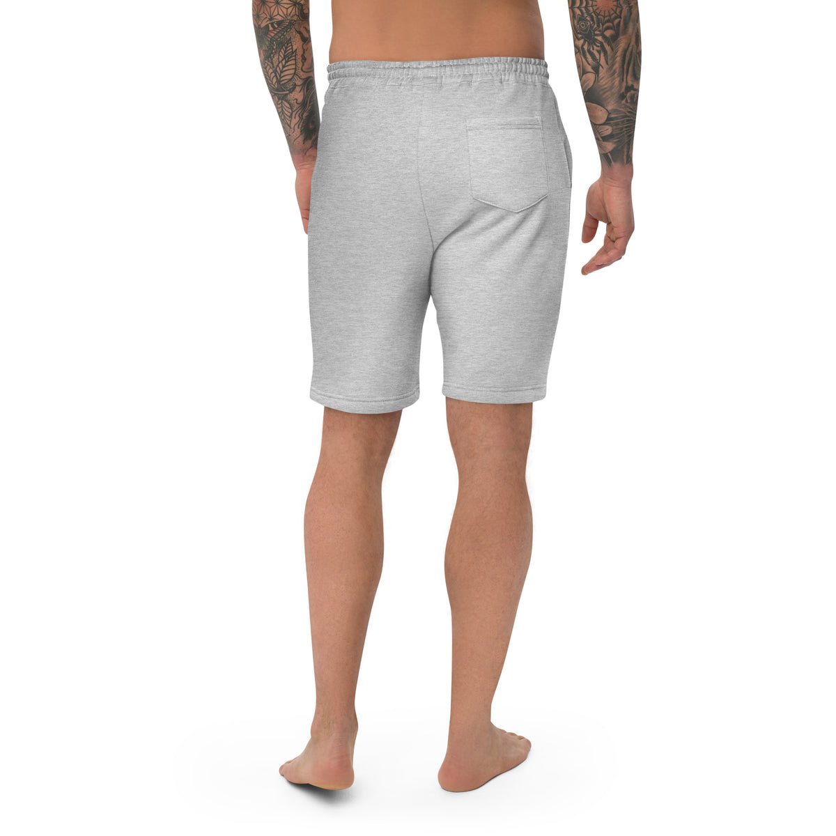 Honey Badger Embroidered Men&#39;s Fleece Shorts