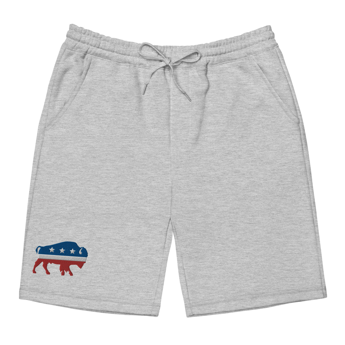 Independent Bison Embroidered Men&#39;s Fleece Shorts