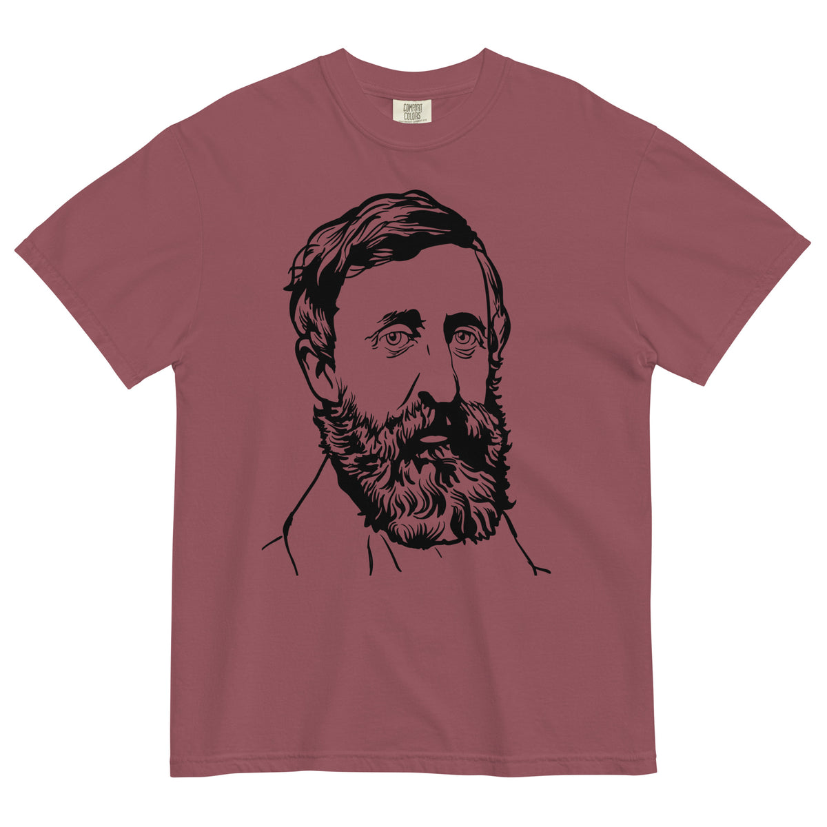 Henry David Thoreau Men’s Garment-dyed Heavyweight Tee