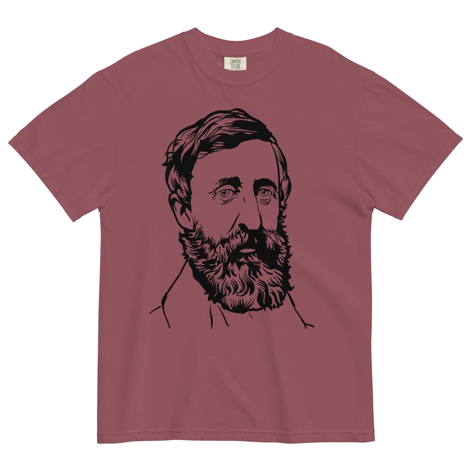 Henry David Thoreau Men’s Garment-dyed Heavyweight Tee