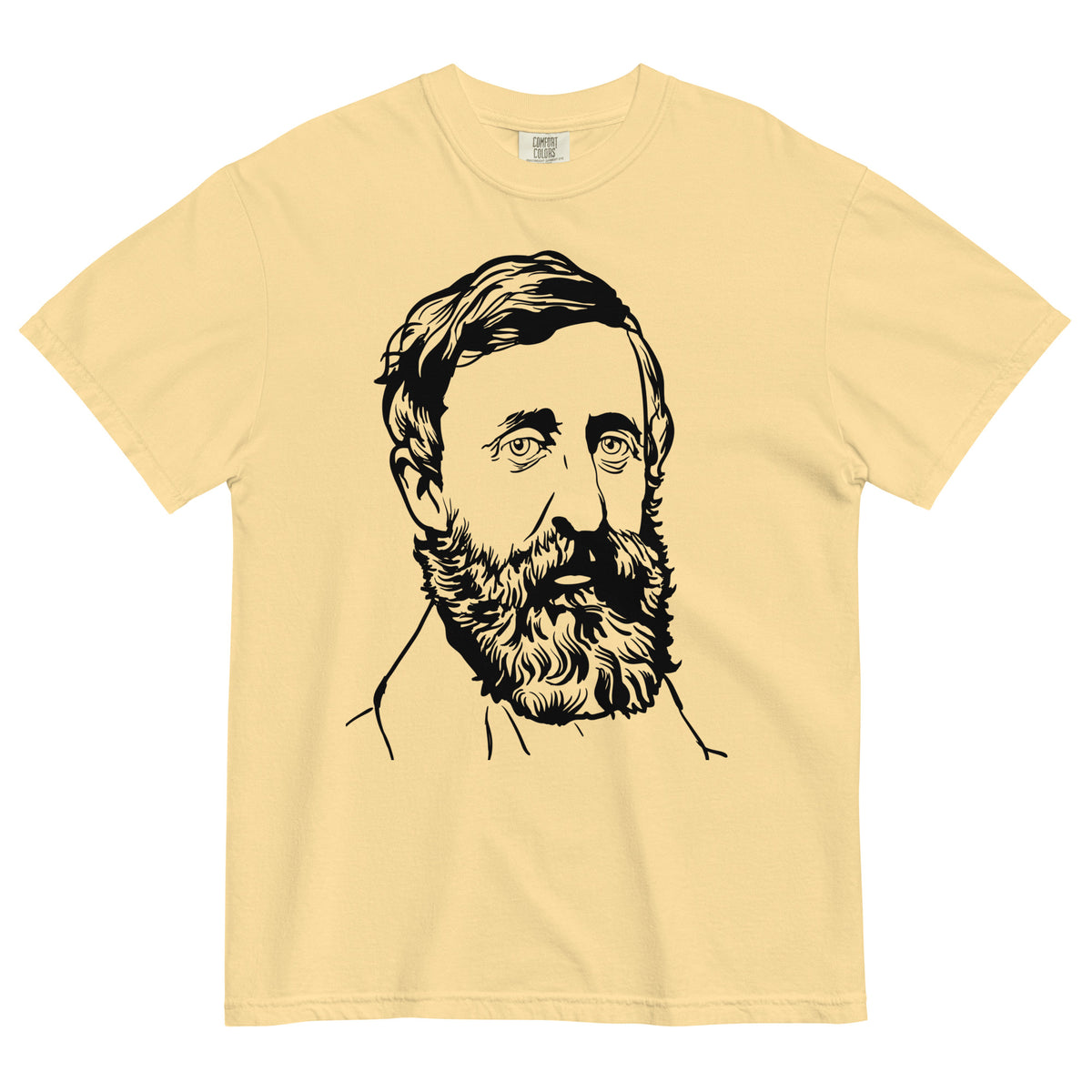 Henry David Thoreau Men’s Garment-dyed Heavyweight Tee