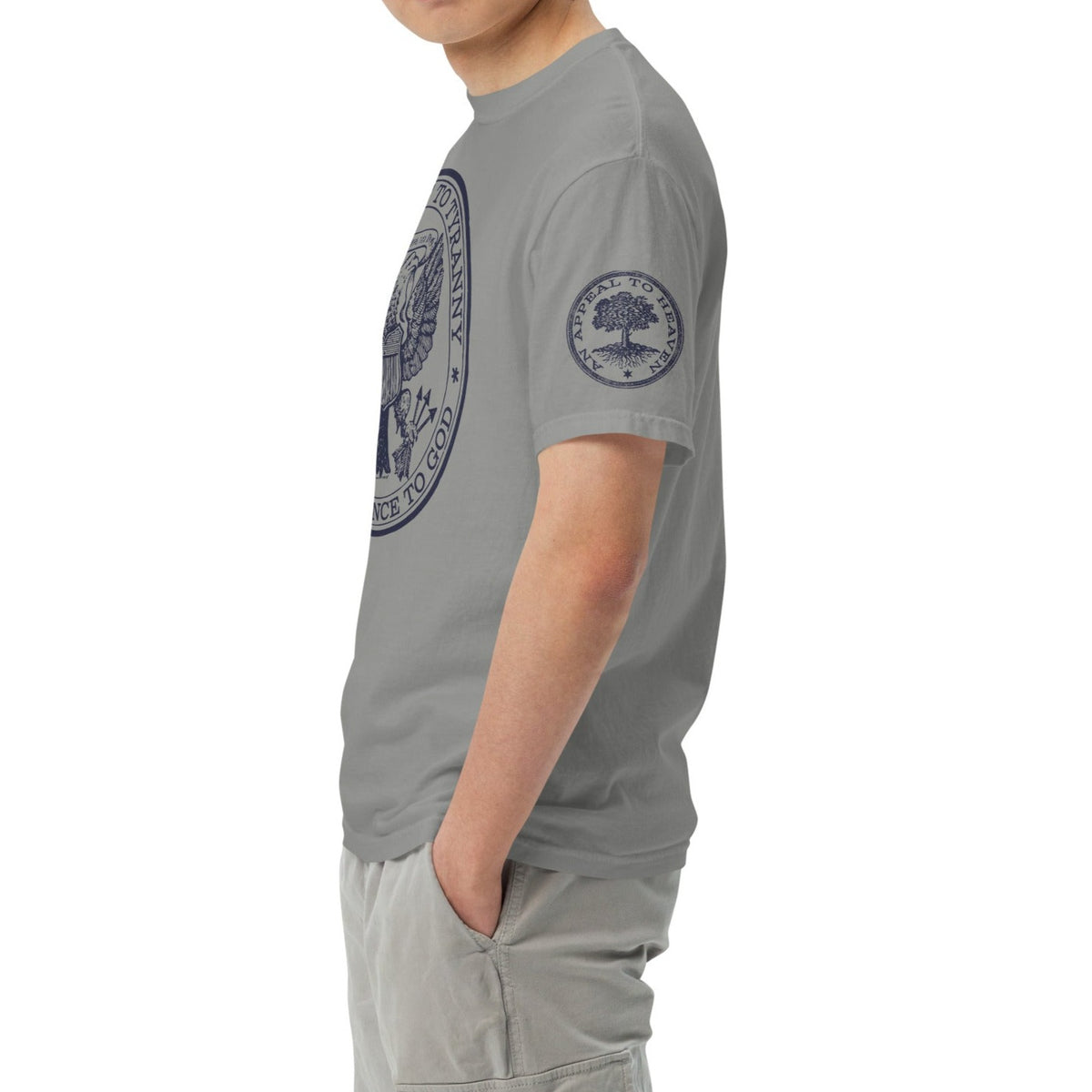 Resistance to Liberty Is Obedience To God Men’s Heavy Graphic Tee