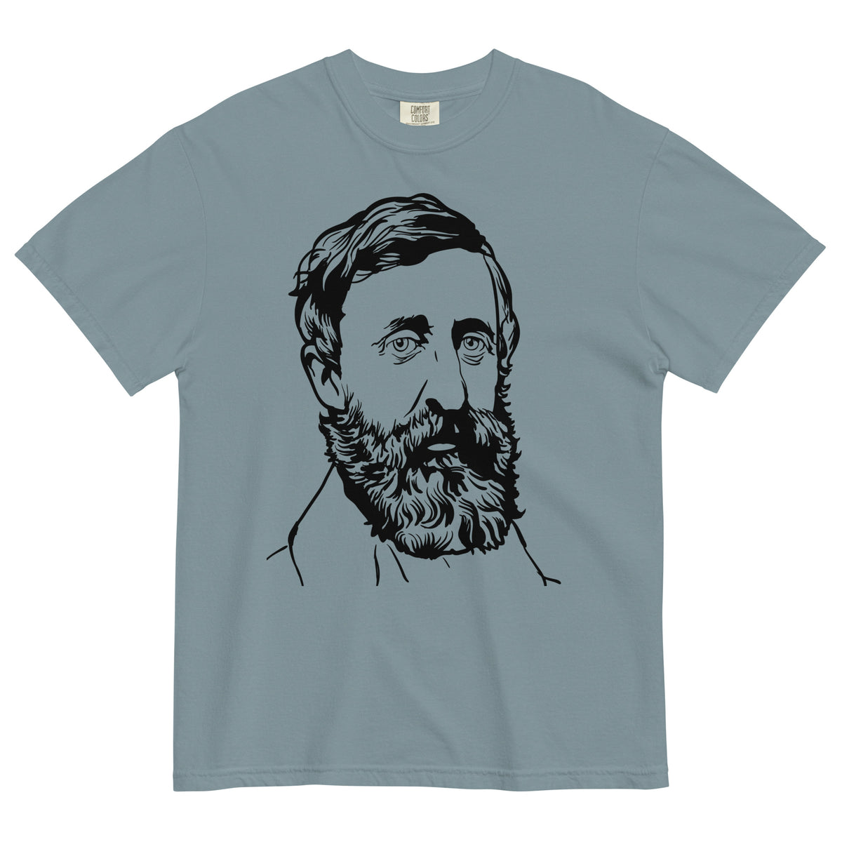 Henry David Thoreau Men’s Garment-dyed Heavyweight Tee