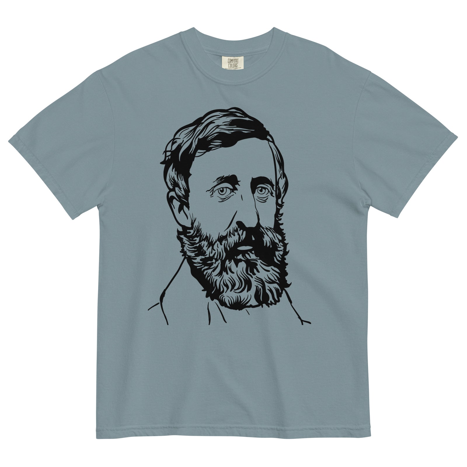 Henry David Thoreau Men’s Garment-dyed Heavyweight Tee