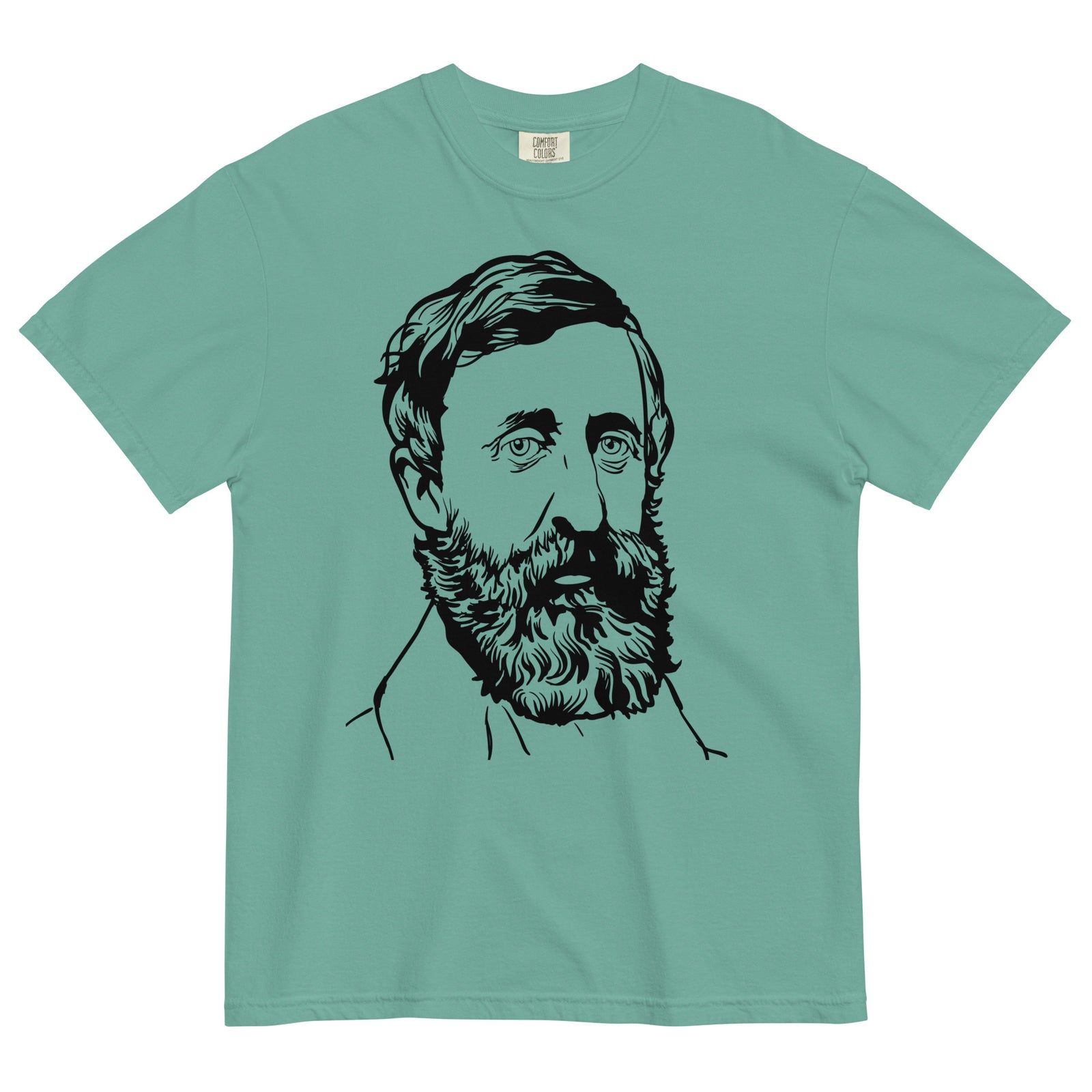 Henry David Thoreau Men’s Garment-dyed Heavyweight Tee