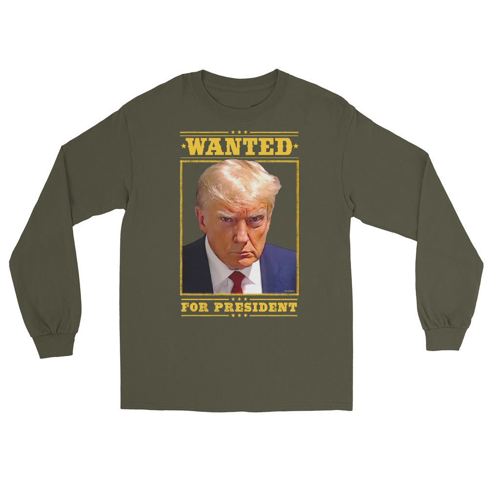 Donald Trump Mugshot Long Sleeve Shirt