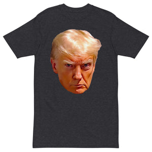 Trump Mugshot Ultra Men’s Premium Heavyweight T-Shirt