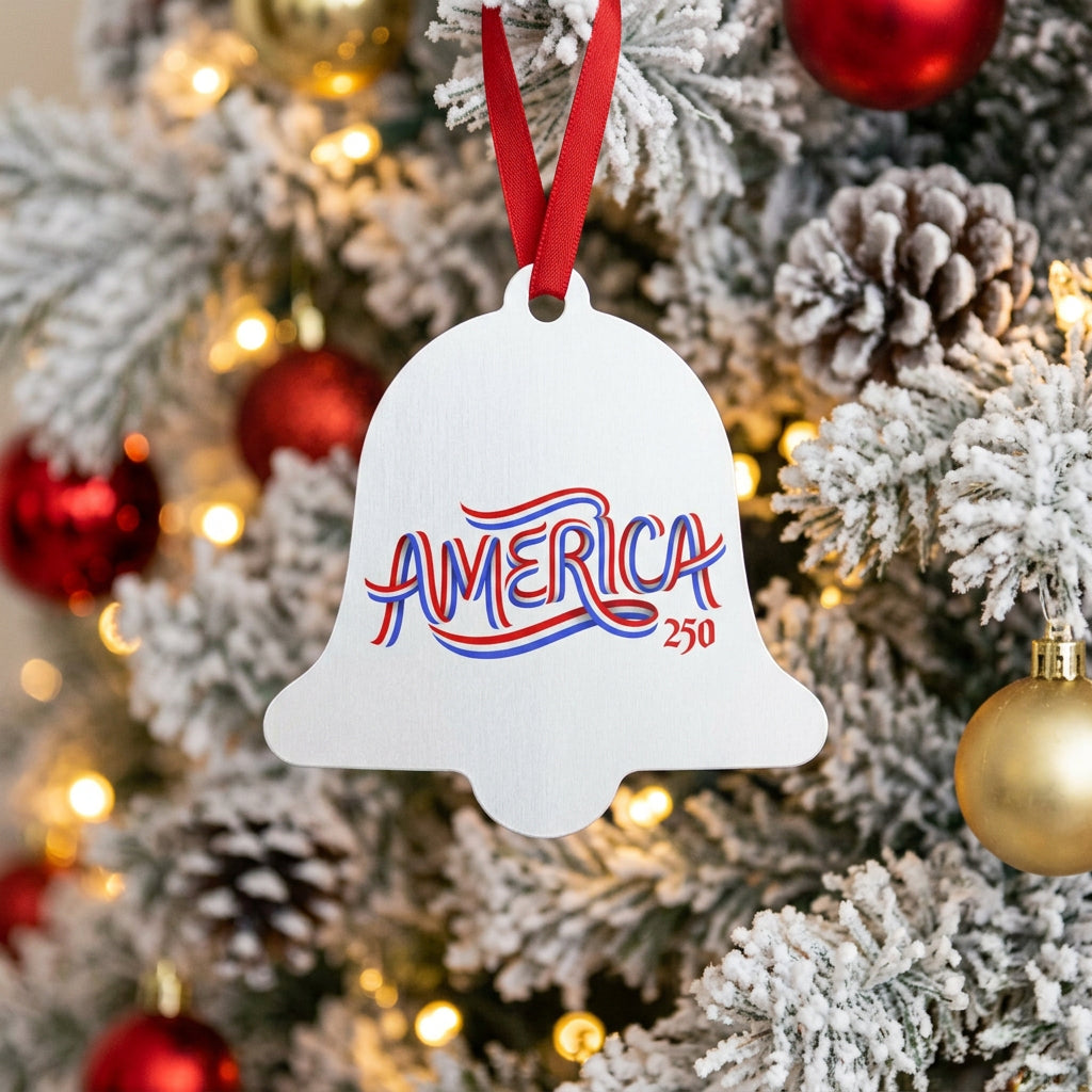 America 250 Aluminum Liberty Bell Ornaments