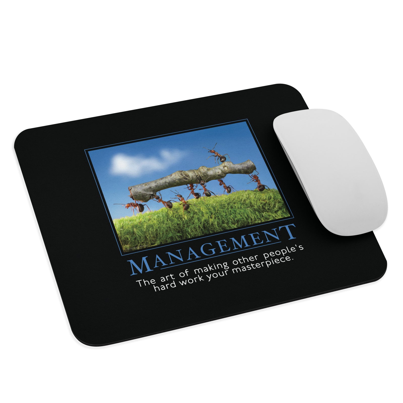 Management Demotivational Mouse Pad