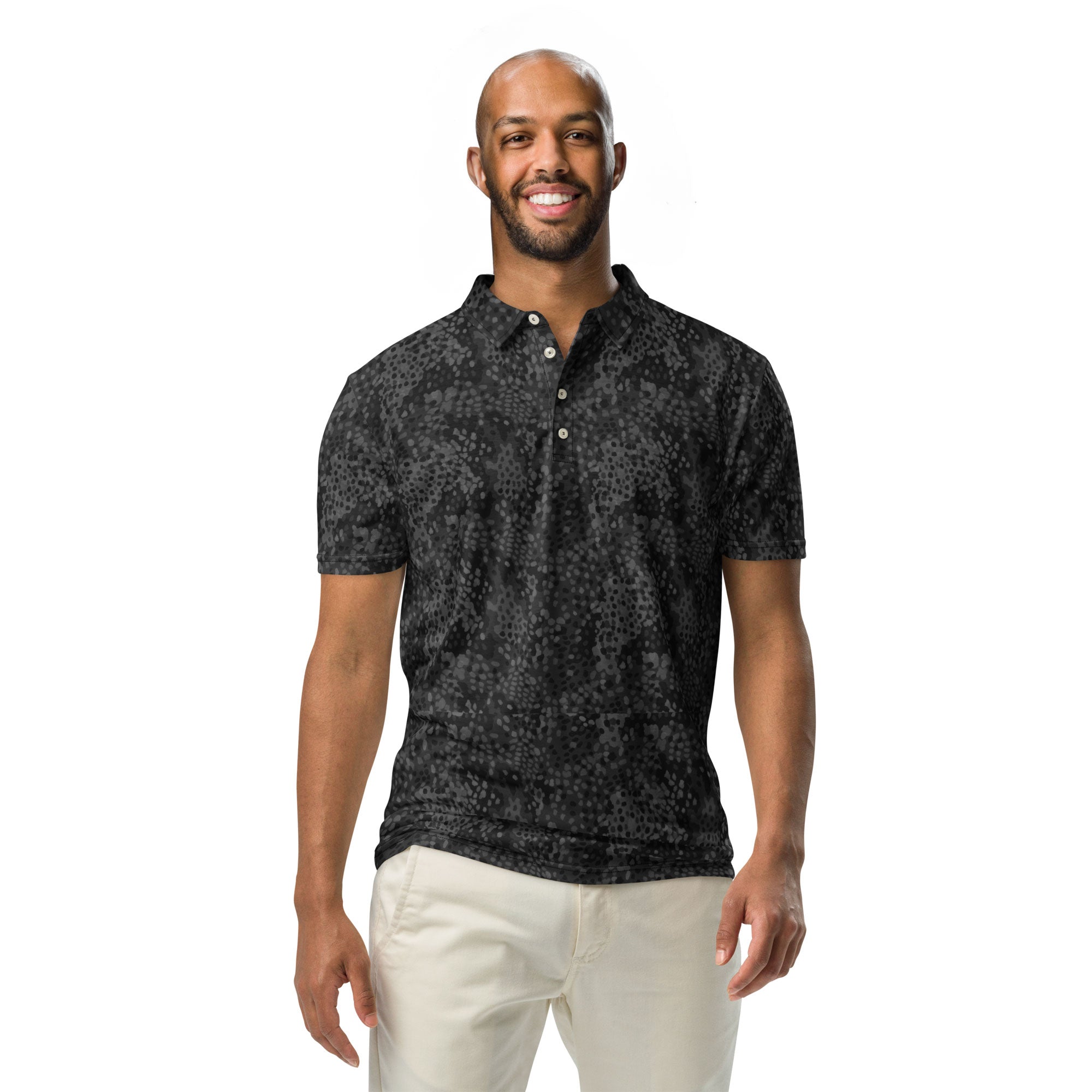 Nachtflecktarn Night Operations Men’s slim fit polo