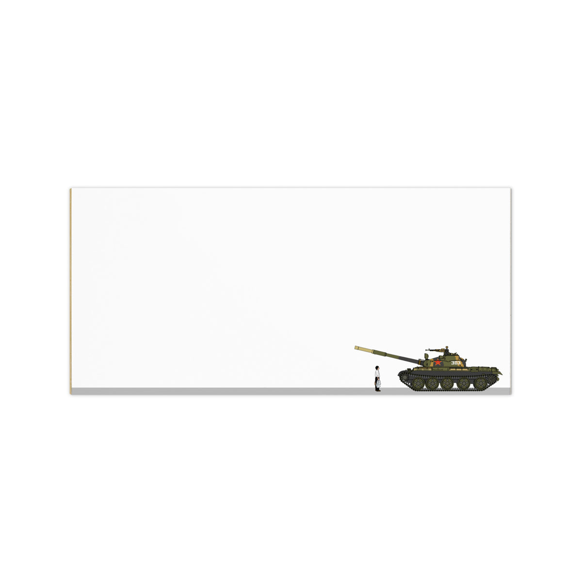 Tiananmen Square Tank Man Notepad