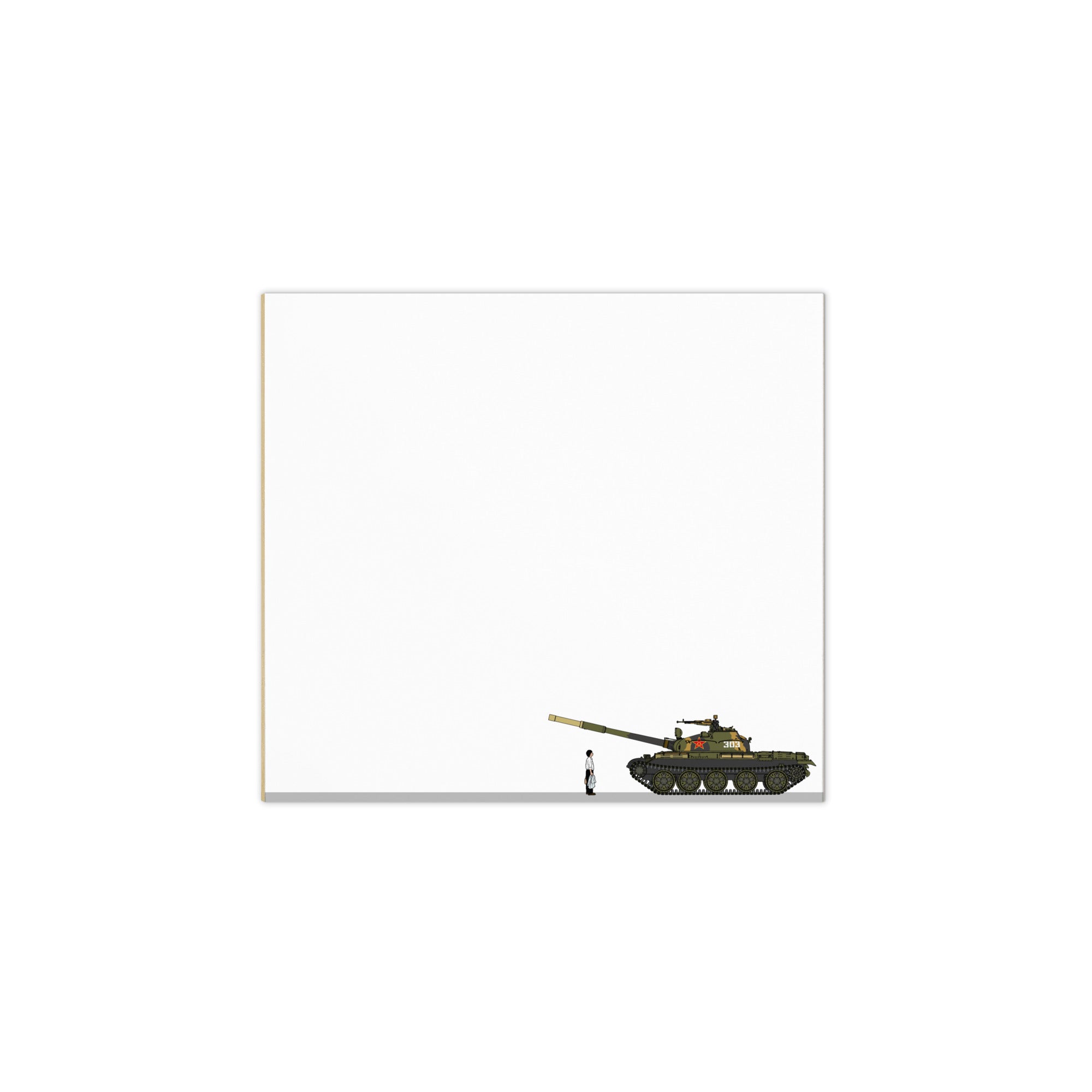 Tiananmen Square Tank Man Notepad