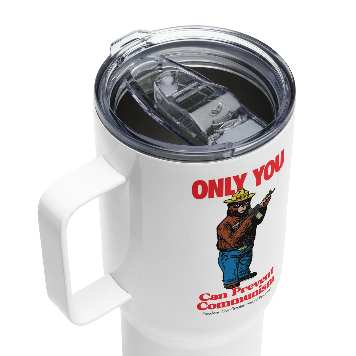 Smokey Bear Coffee Tumbler - 20 oz. Stainless Steel