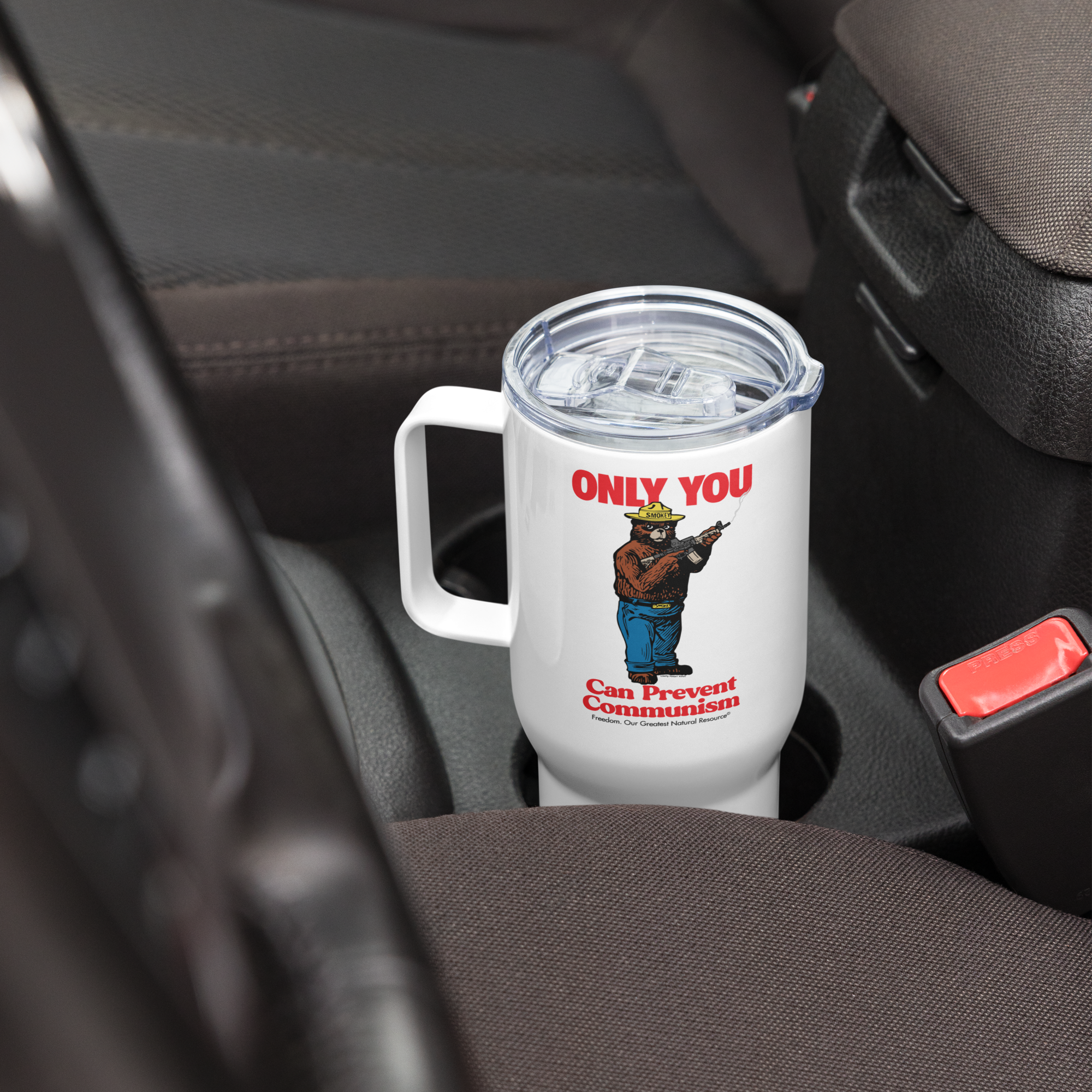 Only You Can Prevent Communism Travel Mug