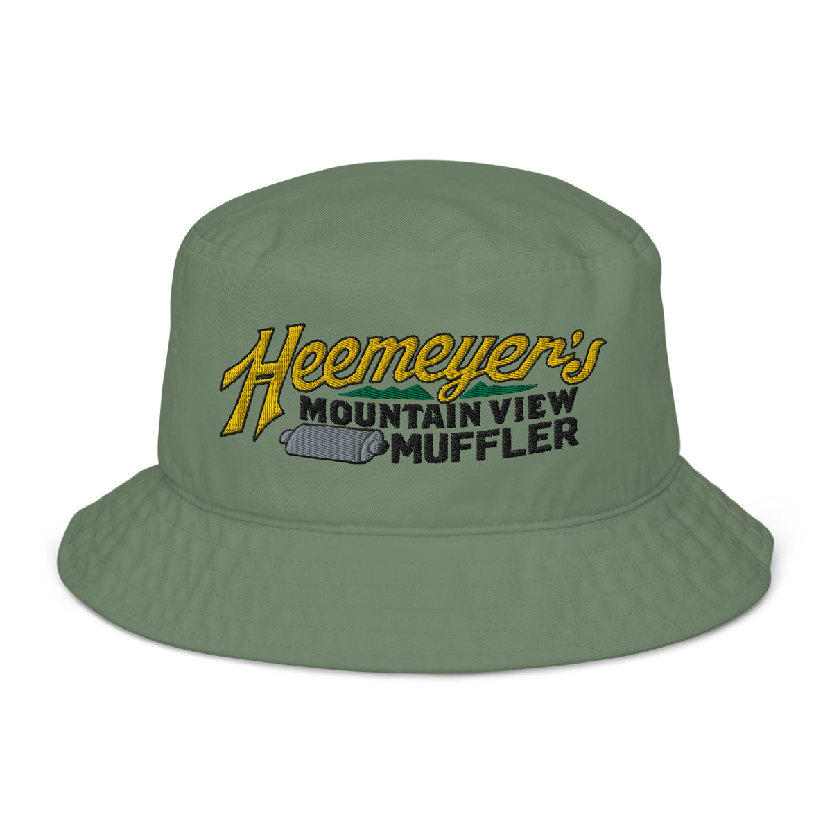 Heemeyer&#39;s Mountain View Muffler Organic Bucket Hat