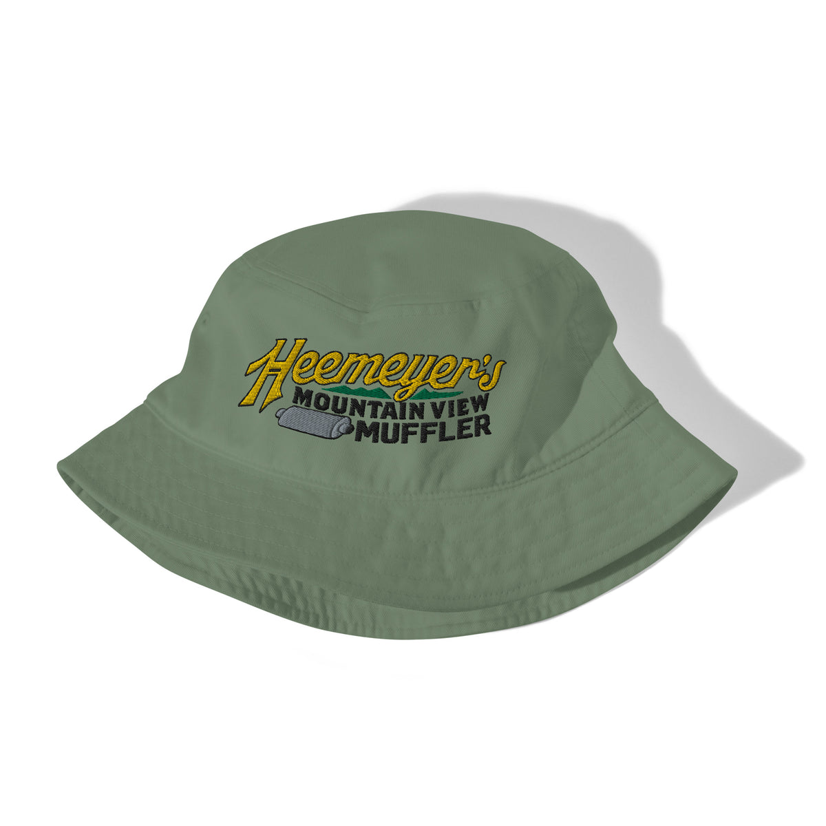 Heemeyer&#39;s Mountain View Muffler Organic Bucket Hat
