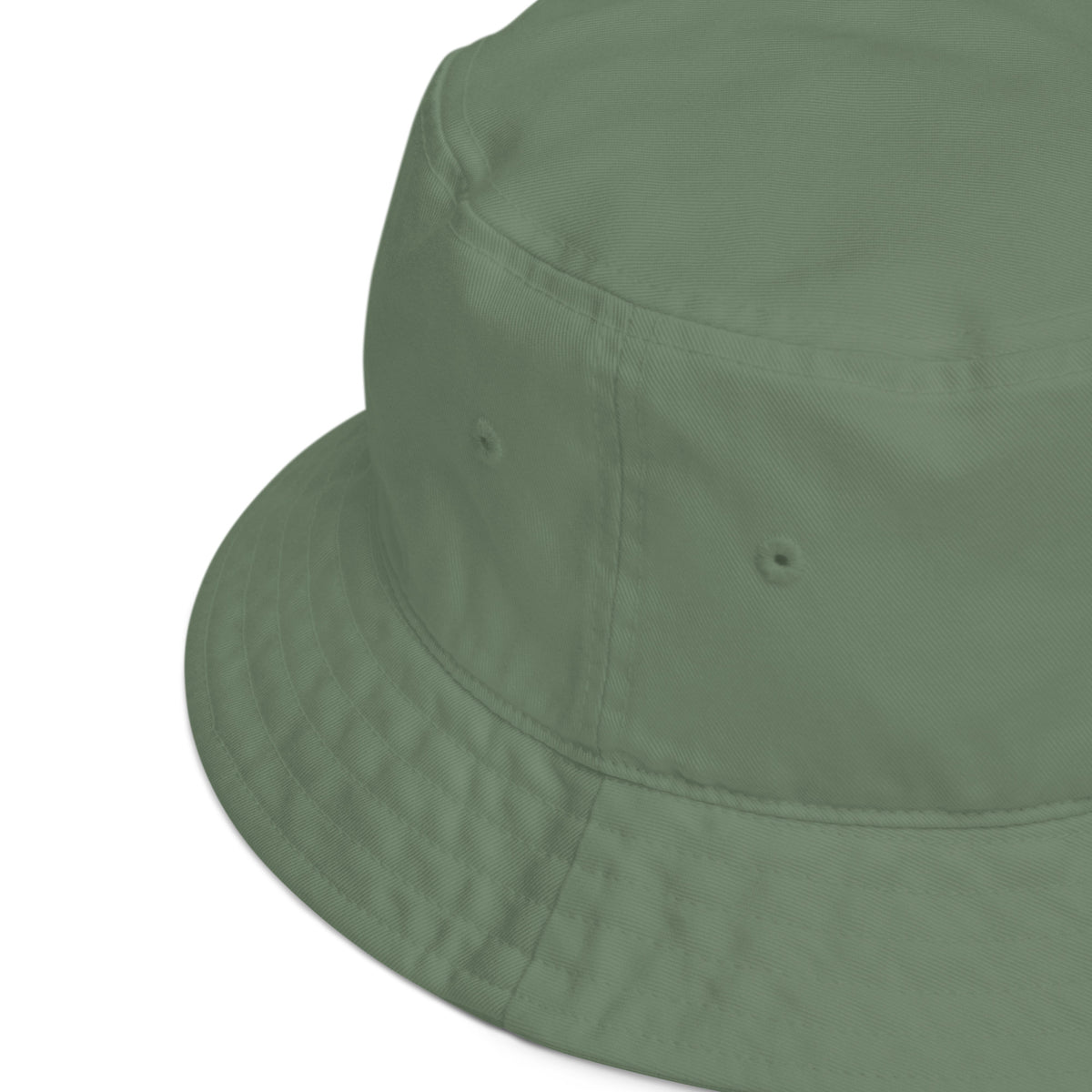 Mostly Peaceful Embroidered Organic Bucket Hat