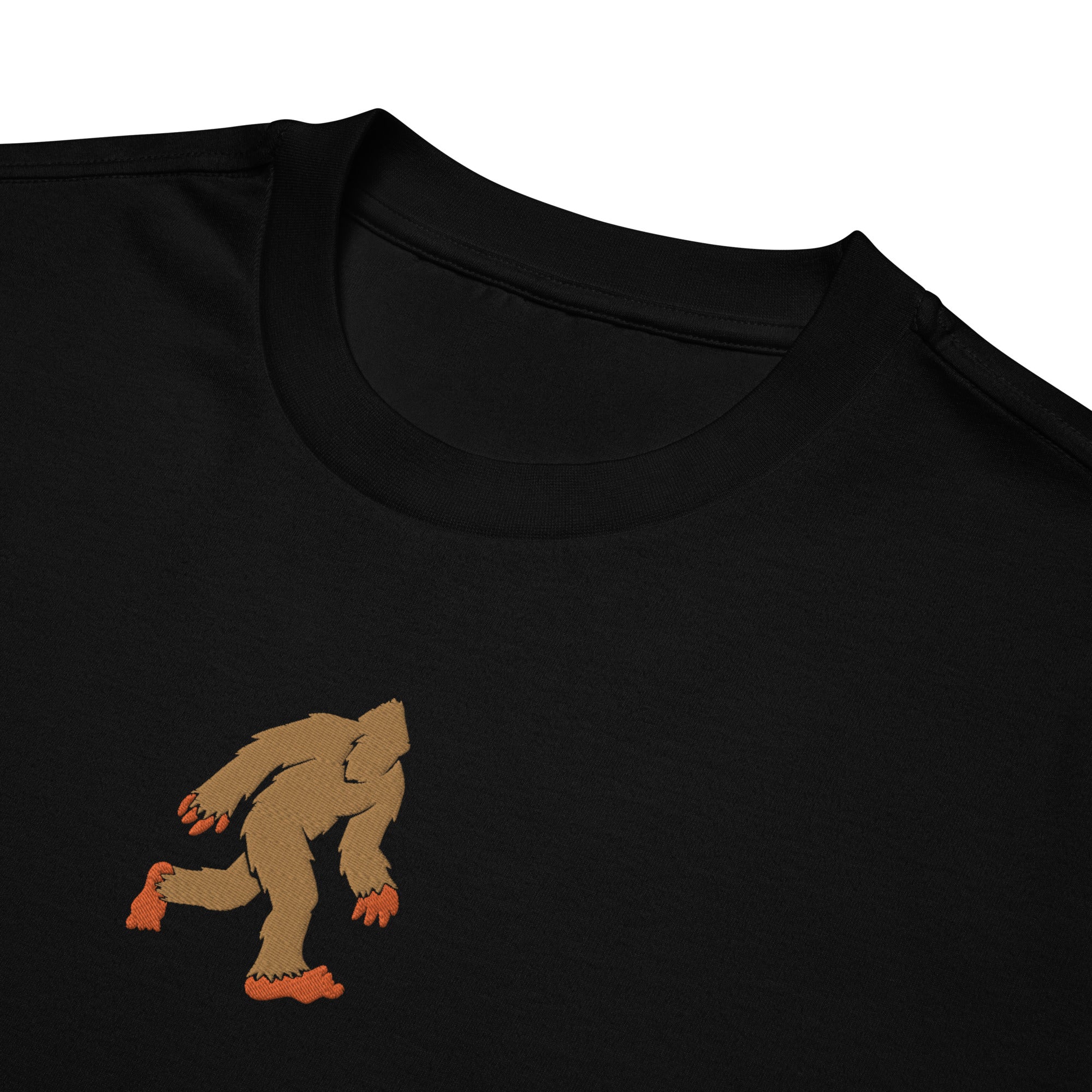 Bigfoot Embroidered Oversized Heavyweight T-shirt