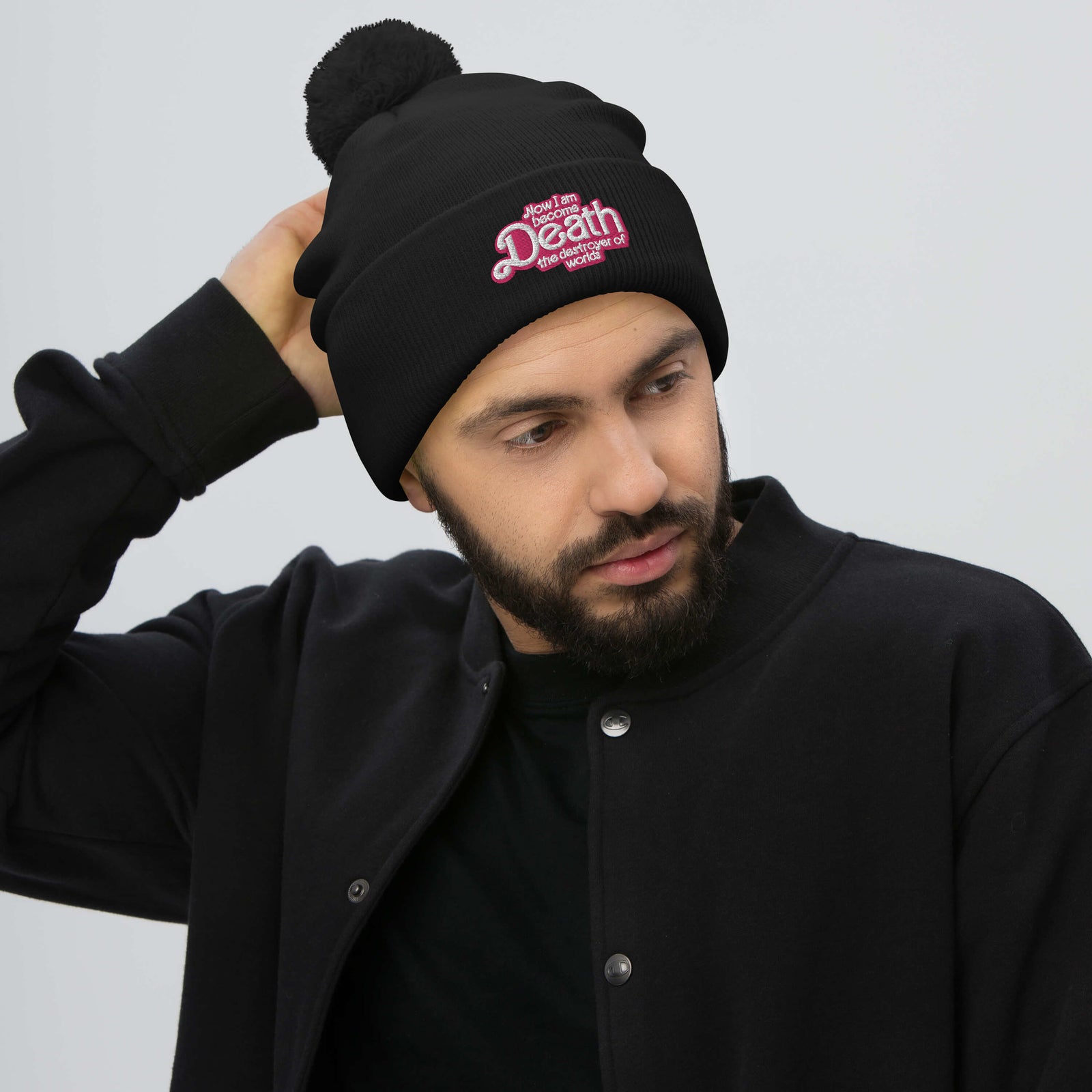Barbenheimer Pom-Pom Beanie