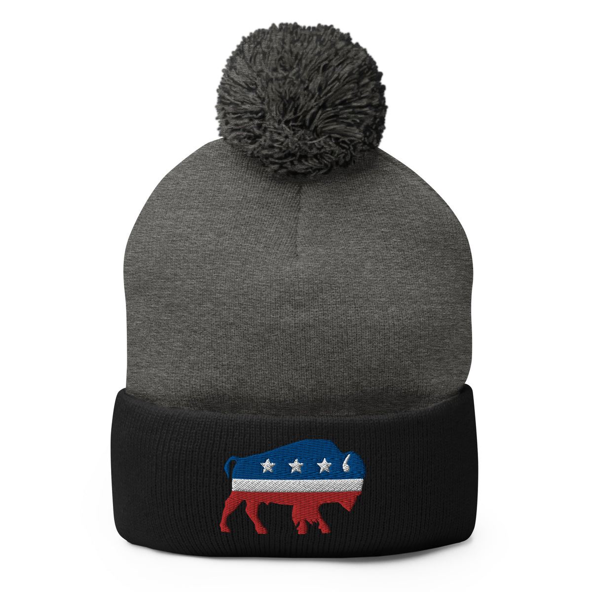 Independent Bison Pom-Pom Beanie