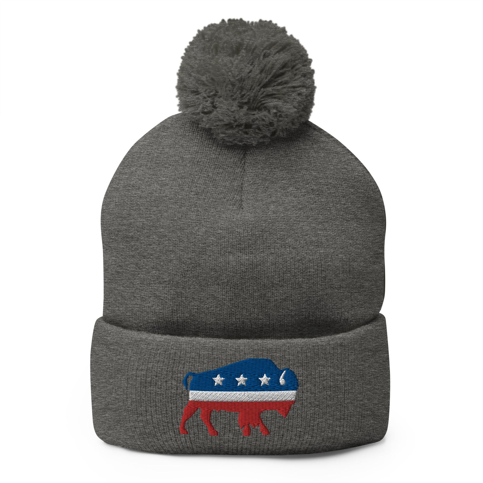 Independent Bison Pom-Pom Beanie