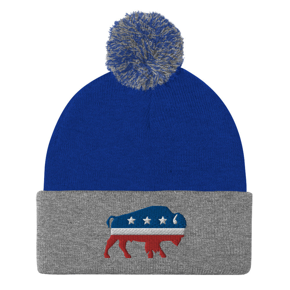 Independent Bison Pom-Pom Beanie