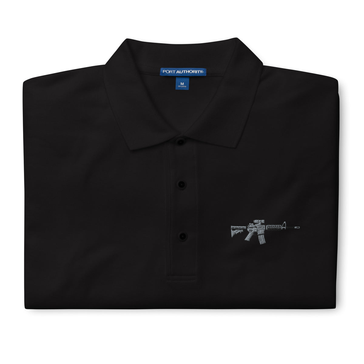 AR-15 Embroidered Men&#39;s Polo