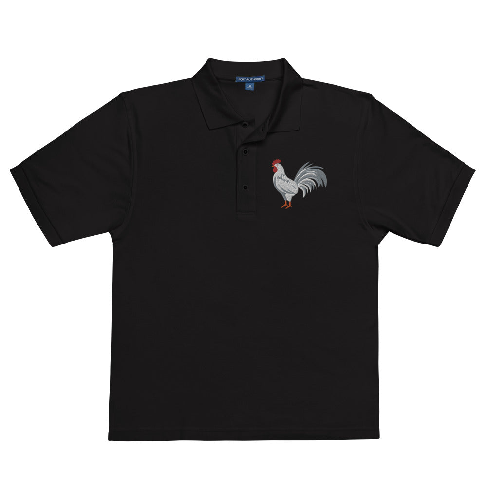 Huge White Cock Men&#39;s Polo