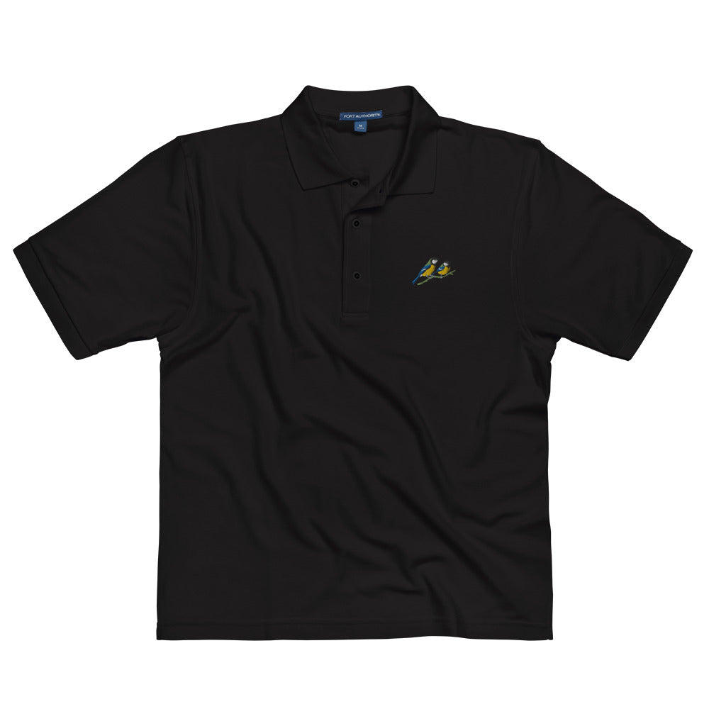 A Pair of Great Tits Men&#39;s Premium Polo