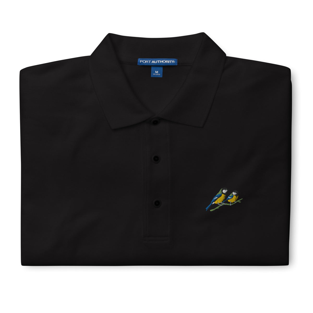 A Pair of Great Tits Men&#39;s Premium Polo